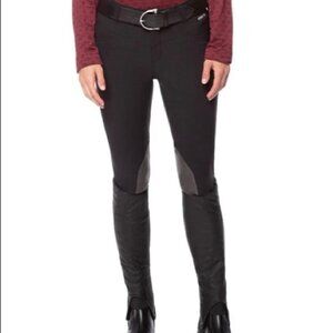 KERRITS Sz L Riding Pants Knee Patches Belt Loops Full Length Breeches